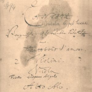 ‘Wie jammern mich doch die verkehrten Herzen’ (extr. cantate BWV 170)